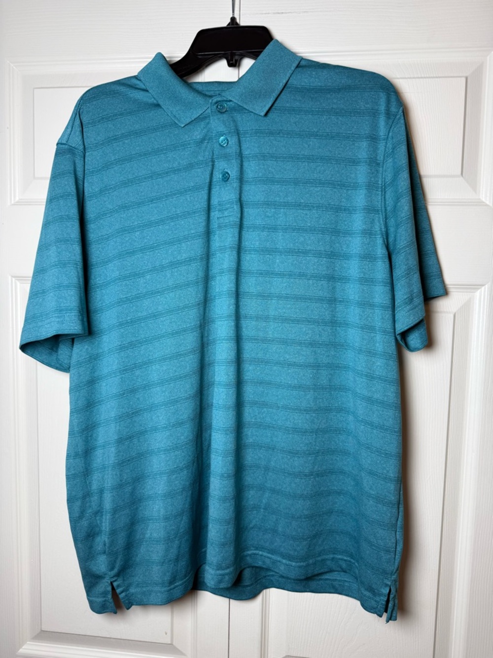 Haggar Clothing Co Blue Cool 18 Performance‎ Polo Shirt